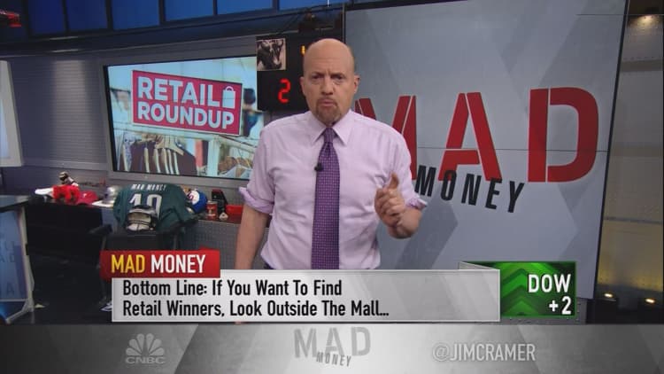 Cramer looks at 2 retail leaders