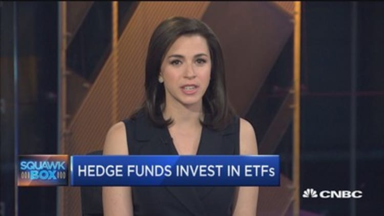 Hegies buying $50B of ETFs