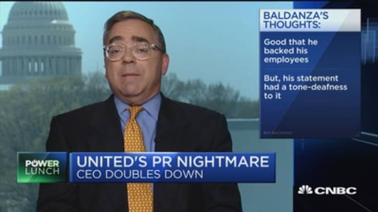 Fmr. Spirit Airlines CEO: United should've taken care of overbooking before boarding