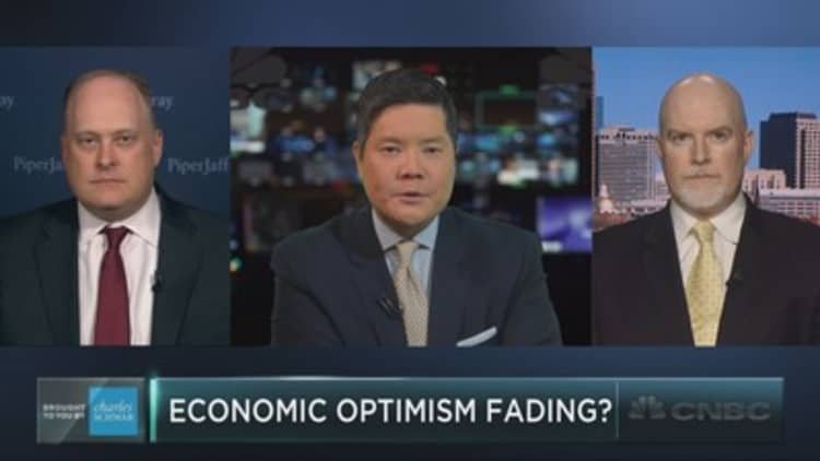 Is economic optimism fading?