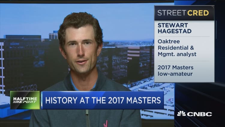 Financial analyst Stewart Hagestad on winning the low amateur cup at 2017 Masters