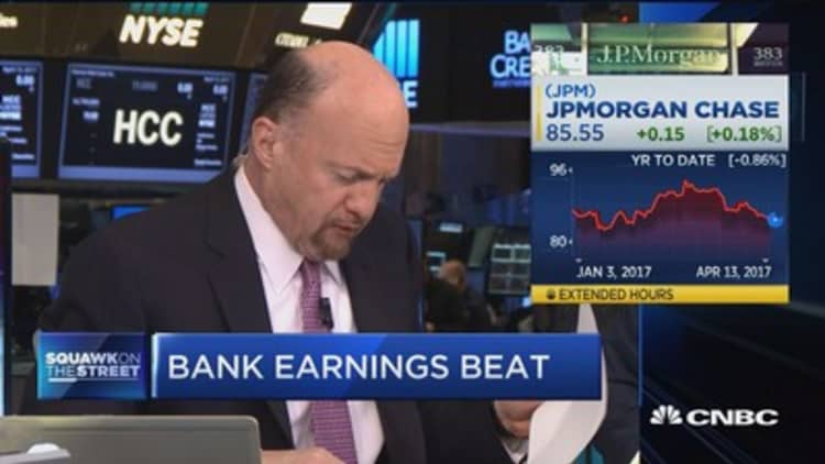 Cramer breaks down bank earnings
