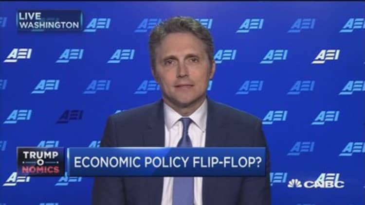Economic policy flip-flop?
