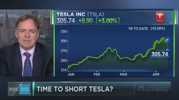 Why one strategist is shorting Tesla 