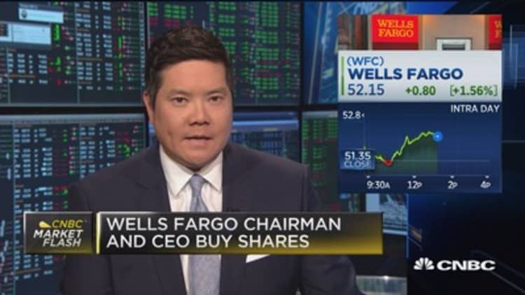 Wells Fargo chairman and CEO buy shares