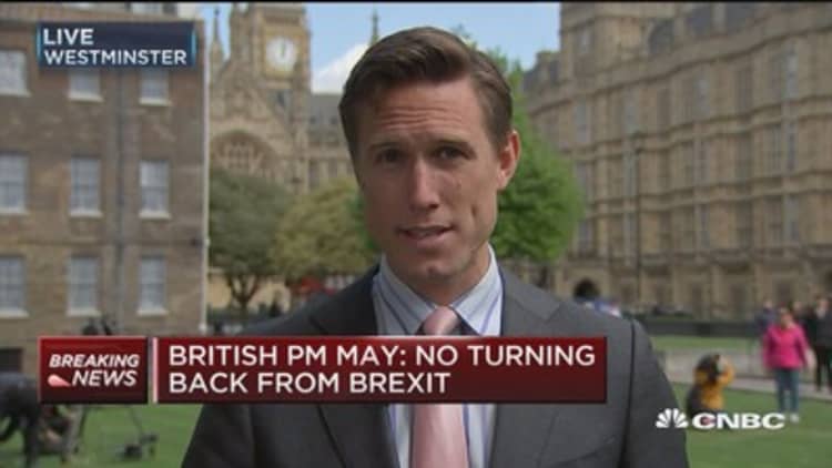 British PM May wants early election on June 8th