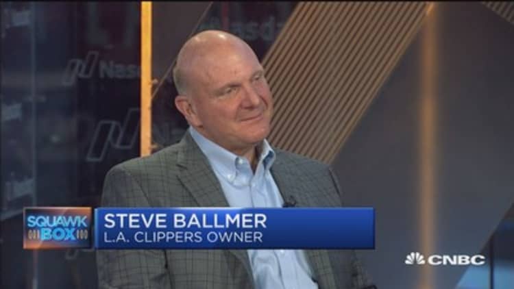 Steve Ballmer: Microsoft's cloud position is 'not a birthright'