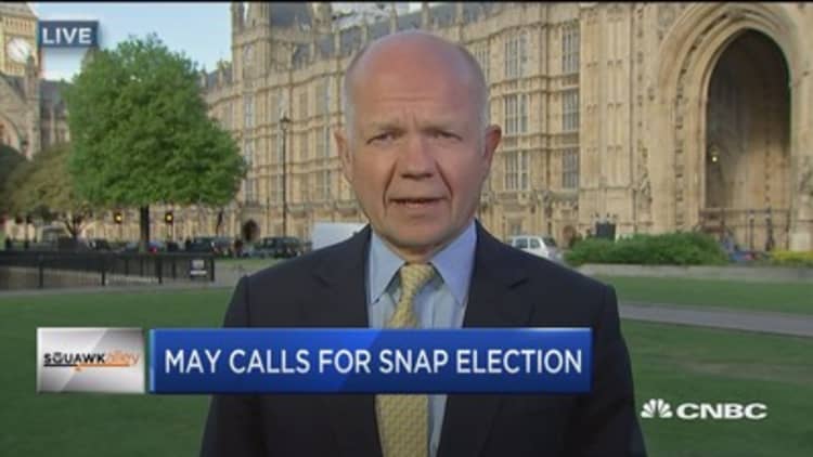 William Hague: UK will be stronger in Brexit negotiations with a mandate