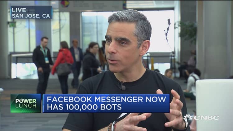 Facebook Messenger now has 100K bots
