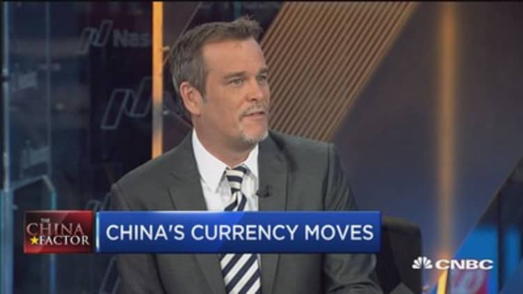 Following China's currency moves