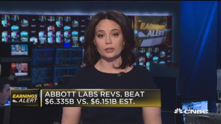Abbott Labs beats Street on top and bottom line