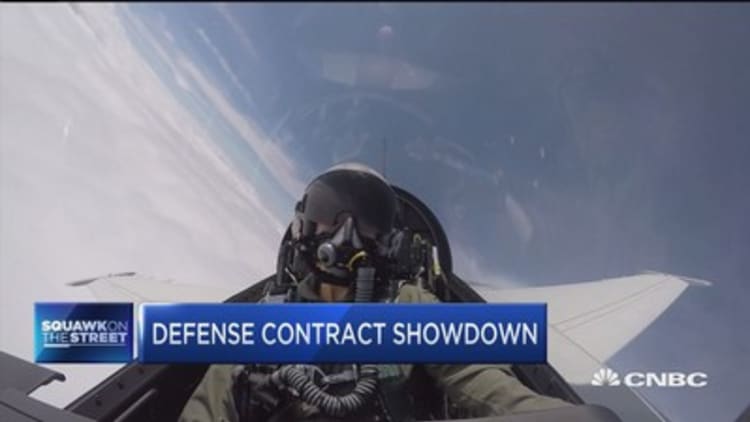 Defense contractor showdown between Lockheed and Boeing