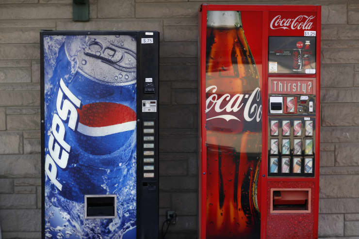 GP: Coca-Cola Pepsi vending machines soda pop sales