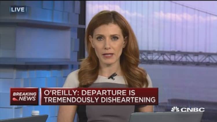 O'Reilly: Departure is tremendously disheartening 
