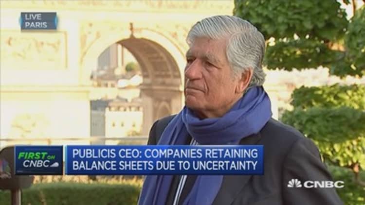 Reason will prevail among French voters: Publicis CEO