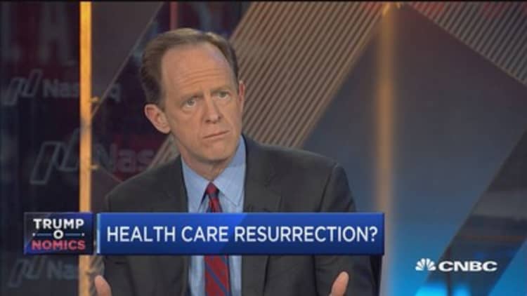 Sen. Toomey: We'll have a 'shot' at repeal and replace Obamacare