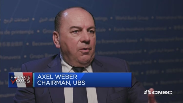 Major question for Europe is if center will hold: UBS chairman 