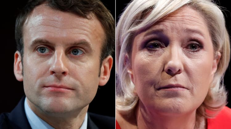 Le Pen and Macron face-off in French presidential debate