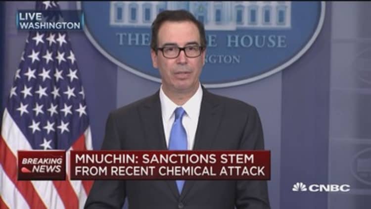 Mnuchin: New sanctions against Syrian scientists