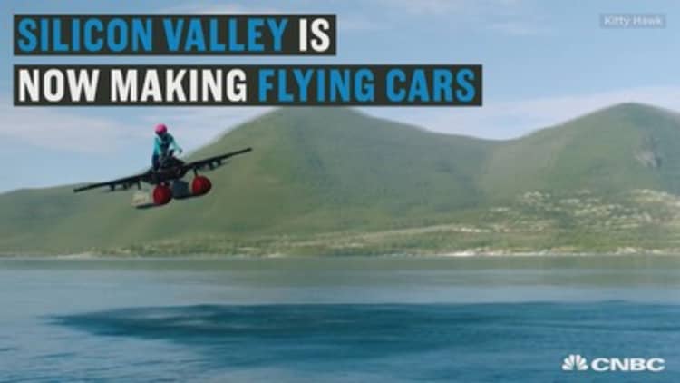 Larry Page'in 'uçan arabasına' bir göz atın