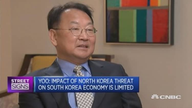 S.Korea Fin Min: Limited impact from Pyongyang