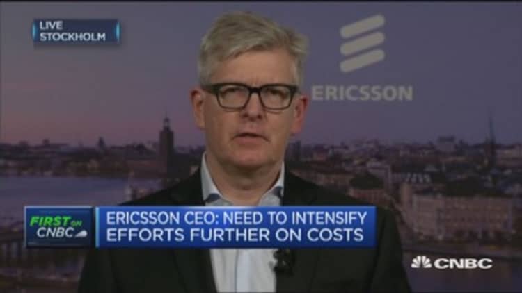 Ericsson CEO: See no reason to change our forecast