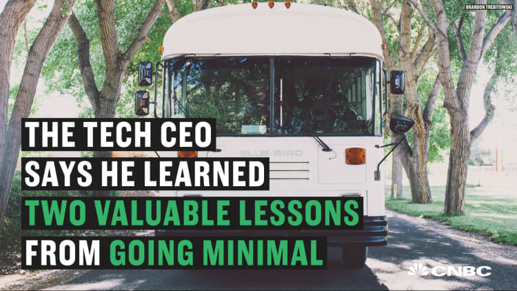 The 2 lessons this tech CEO learned from living in a bus for 5 months