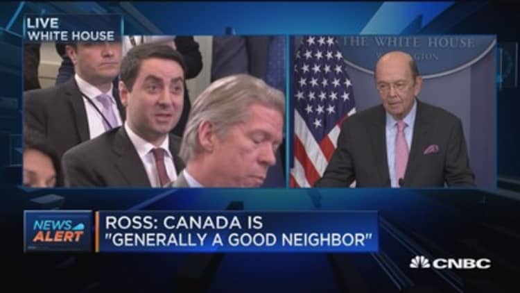 Sec. Ross: We don't think this will start a trade war with Canada