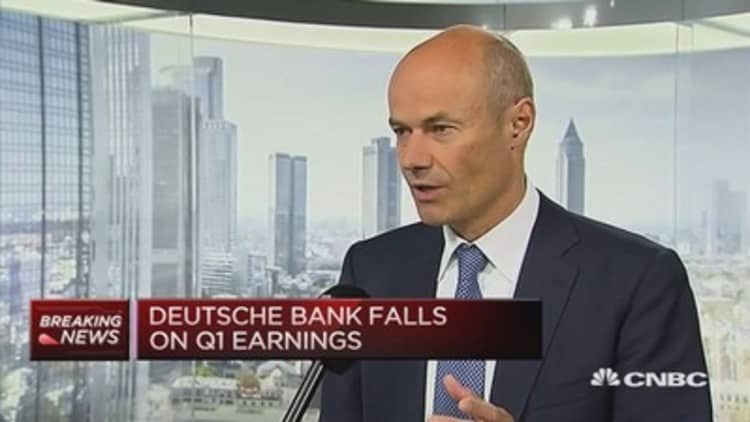 Deutsche Bank CFO: In discussions with UK and the EU
