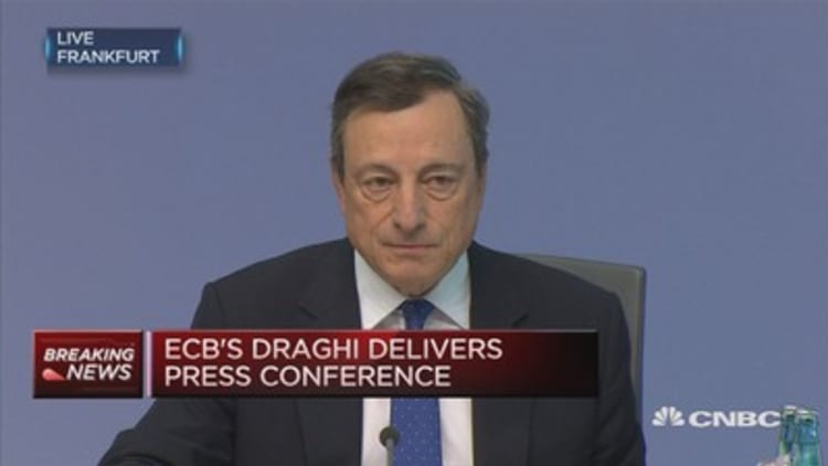 ECB’s Draghi: Downside risks further diminished