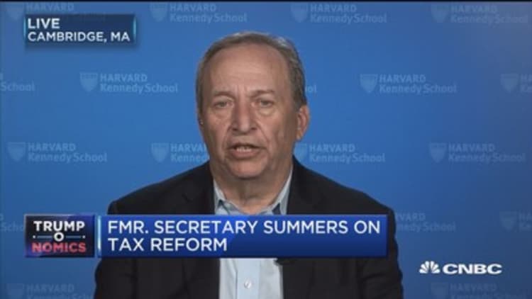 Larry Summers on tax reform: 'Demonstrably false' regarded by experts as 'absurd'