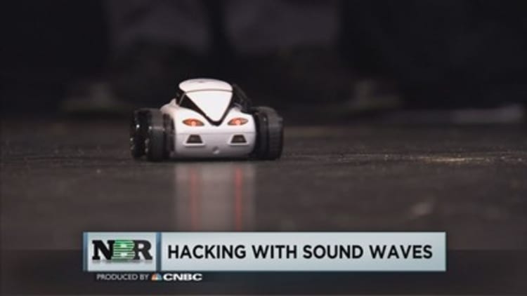 Hacking with sound waves