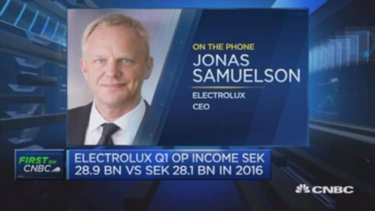 Electrolux CEO: We're in an extremely competitive industry