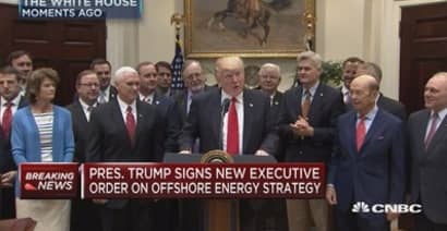Trump signs executive order on offshore energy strategy