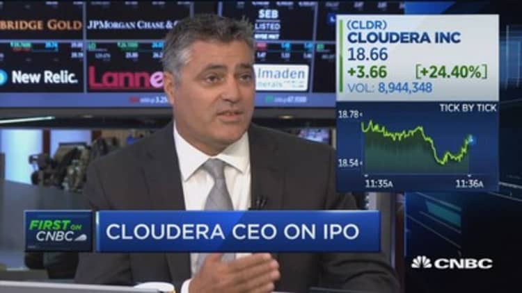 Cloudera CEO: We're excited about our valuation