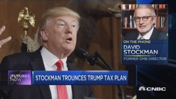 David Stockman: Trump’s tax plan is ‘dead on arrival’ and Wall St. is ‘delusional’  
