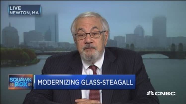 Barney Frank: Glass-Steagall Act is not a substitution for other regulation