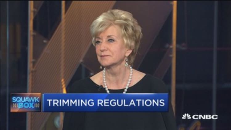 Regulatory reform rollback helps small biz: Linda McMahon