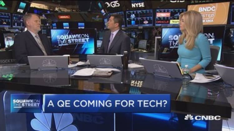 A QE coming for tech?