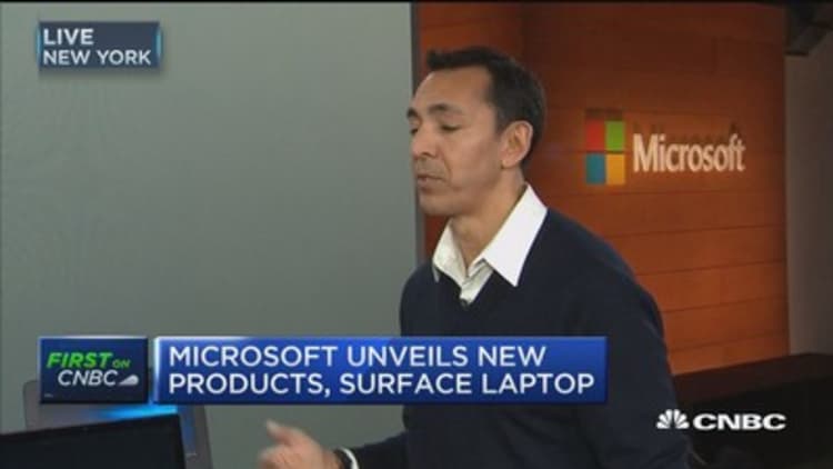Microsoft unveils new products, Surface laptop
