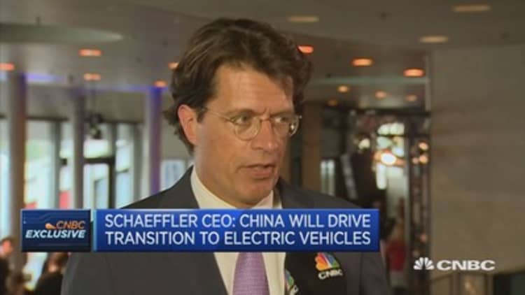 China will drive transition to electric vehicles: Schaeffler CEO