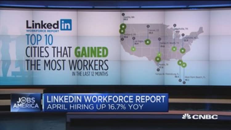 LinkedIn report shows jobs fueled primarily by 3 industries