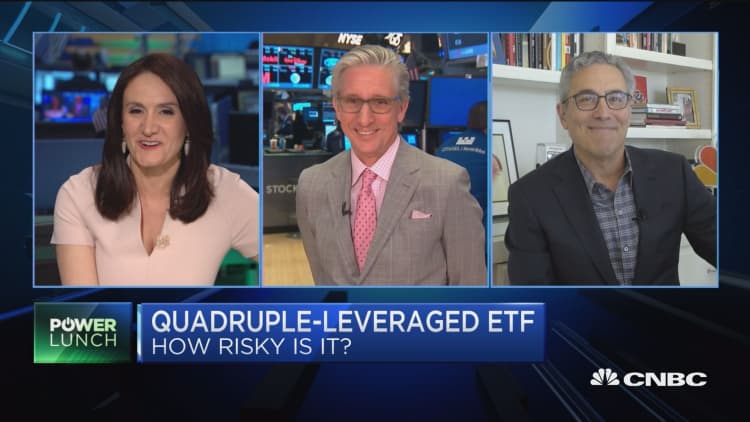 The new risky ETF: Quadruple-leveraged fund