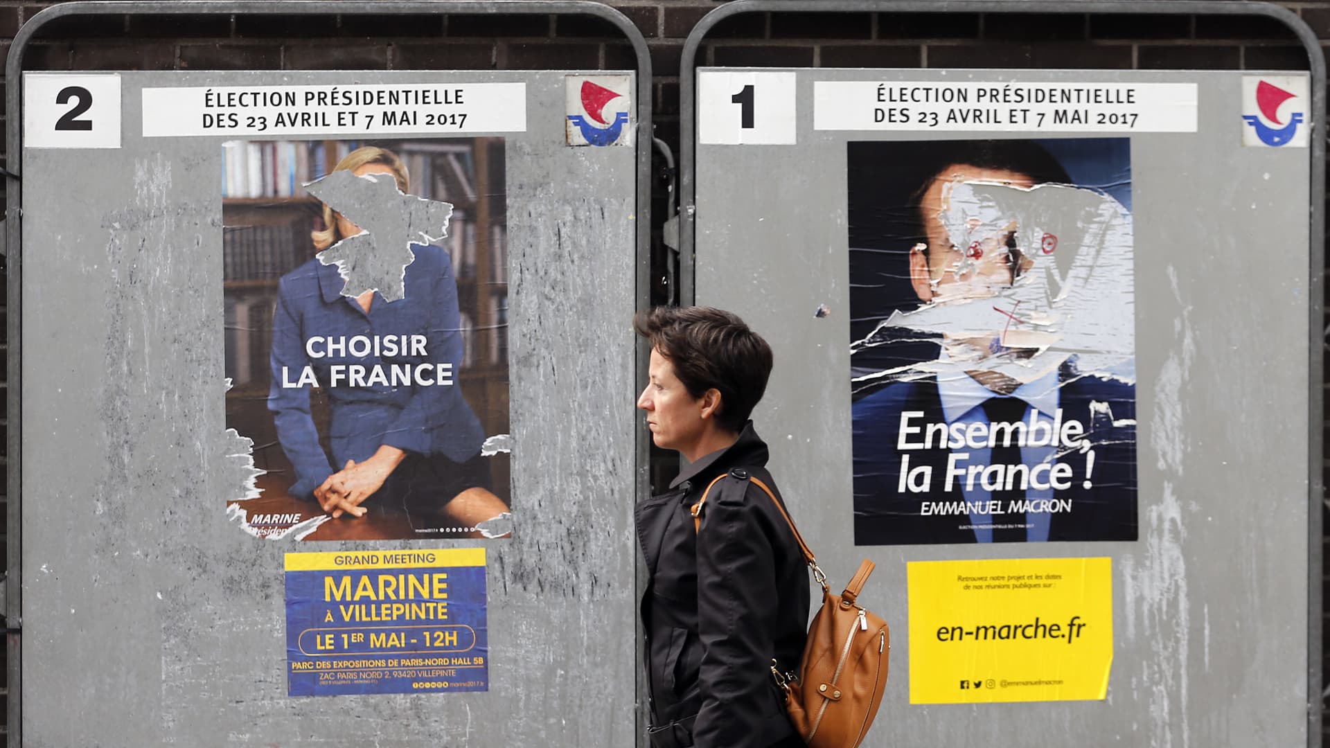 Macron et Le Pen se disputent les jeunes électeurs