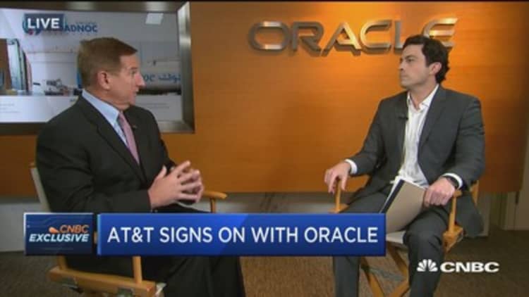 Oracle CEO on AT&T deal: Tremendous opportunity for collaboration