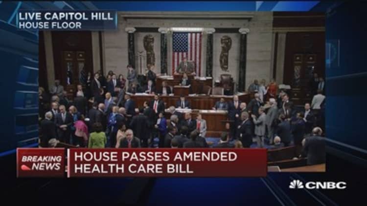 House passes amended health-care bill
