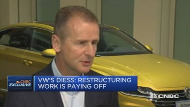 VW's Diess: Have to prepare for difficult years ahead