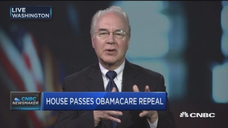 HHS's Tom Price: We'd love Dems to assist on health-care fix