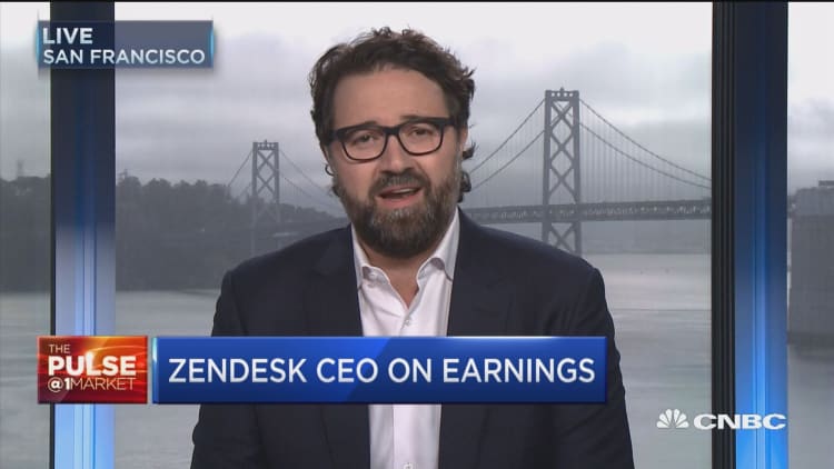 Zendesk CEO: Companies have a lot more choice for enterprise software