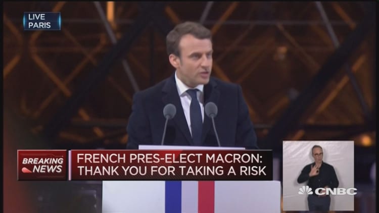 I will not disappoint you: Macron